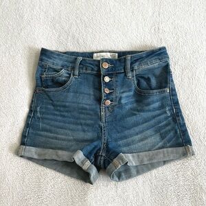 Arden’s blue denim shorts. Size 3